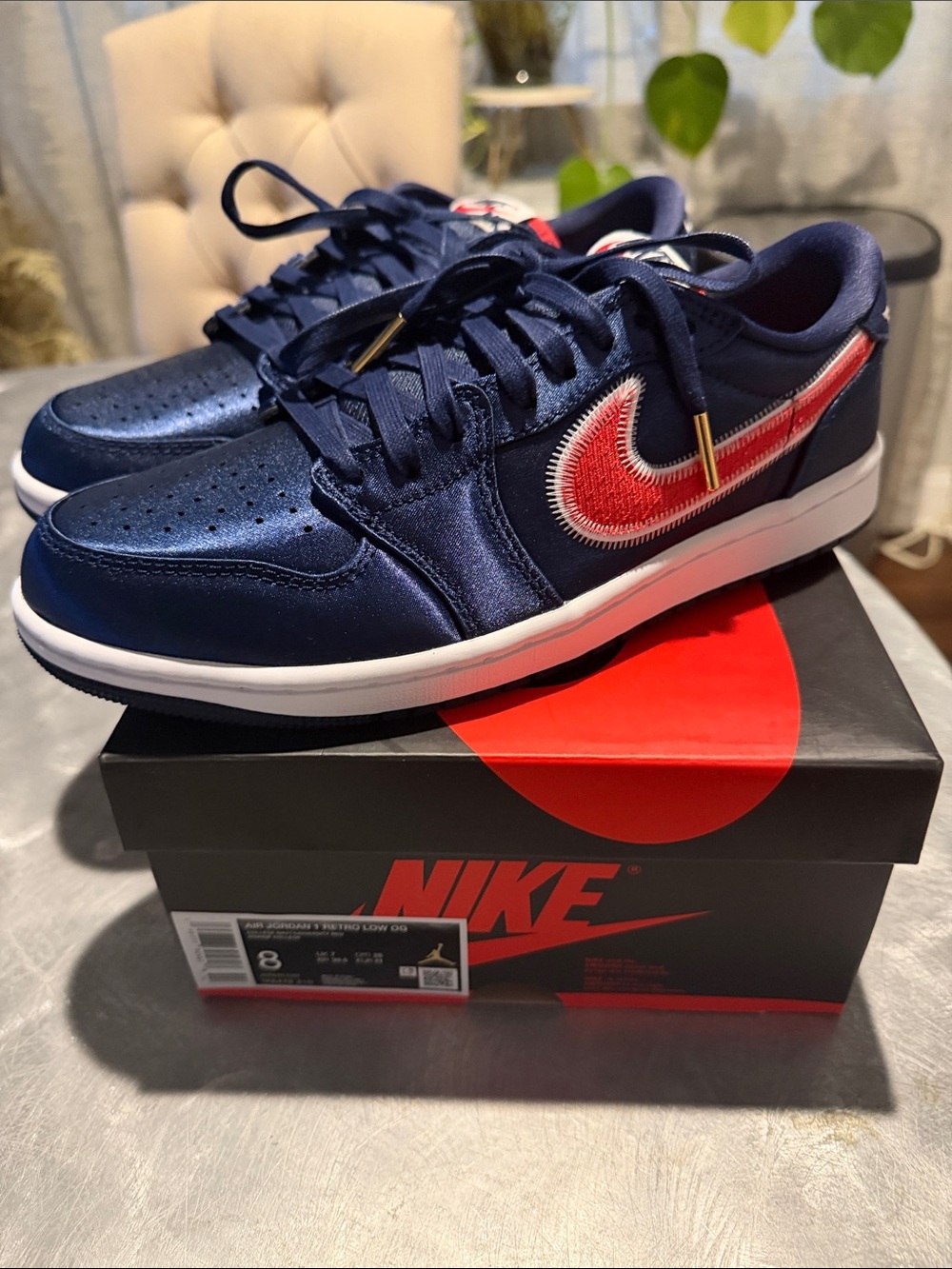 AIR JORDAN 1 LOW OG 'HOWARD UNIVERSITY NWB